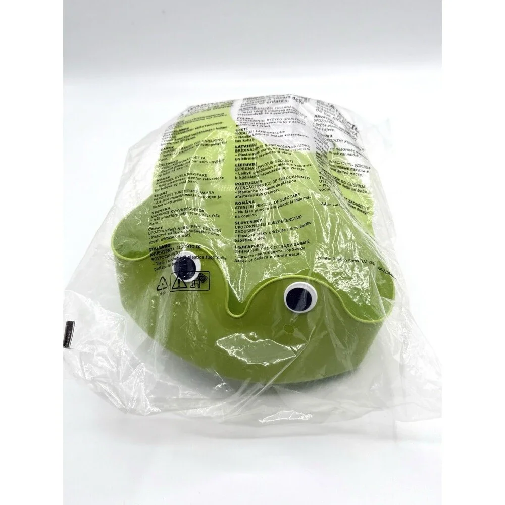 IKEA Children's Kids Green Frog MATA 4 PC Dinnerware‎ Dish Set NEW